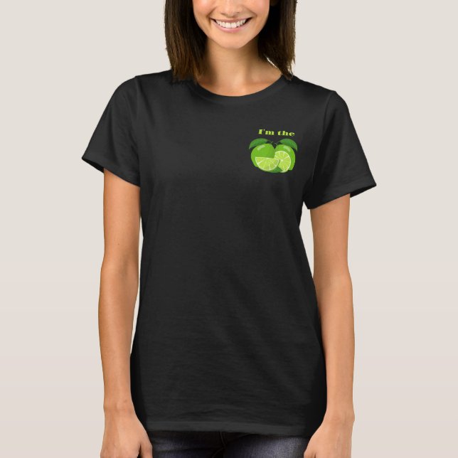 T-shirt Je suis le citron vert, ensemble d'assortiment amu (Devant)