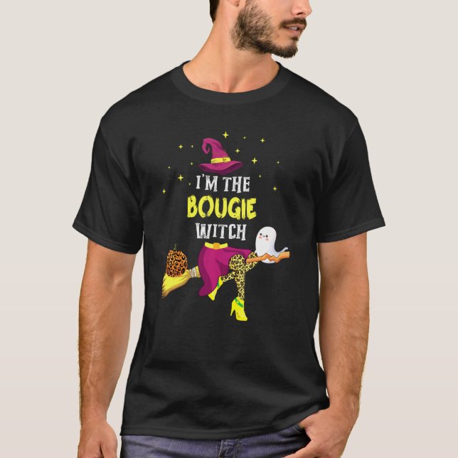 T-shirt Je suis le Citrouille d'Halloween de Bougie Witch  (Devant)