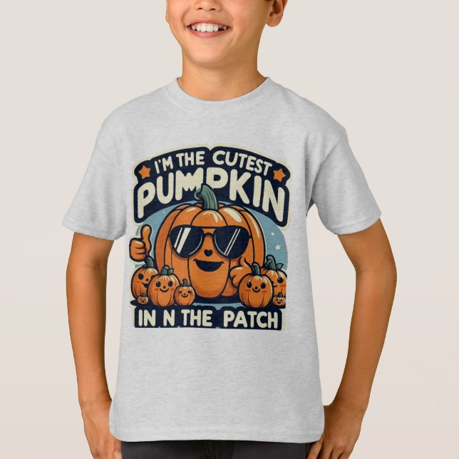 T-shirt Je suis le Citrouille le plus fou du Patch (Devant)