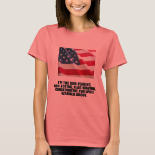 T-SHIRT JE SUIS LE CONSERVATEUR QUI FAIT PEUR À DIEU