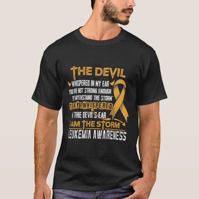 T-shirt Je Suis Le Diable De La Tempête (Devant)