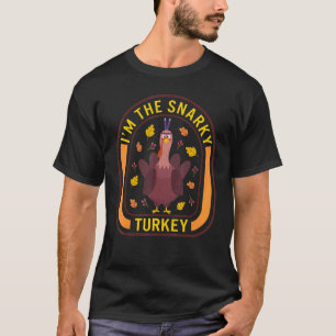 T-shirt Je suis le dîner turc de Thanksgiving Snarky Turke