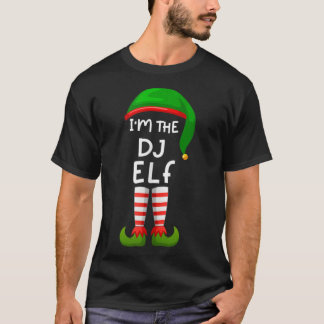 T-shirt Je suis le DJ Elf Funny Elf Family Match