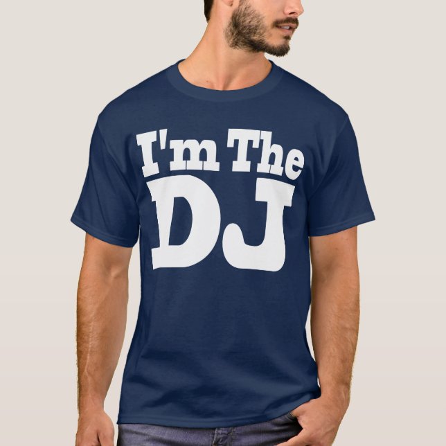 T-shirt Je suis le DJ T Shirt Dark (Devant)