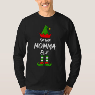 T-shirt Je suis Le Elfe Momma Matching Family Elf Christma