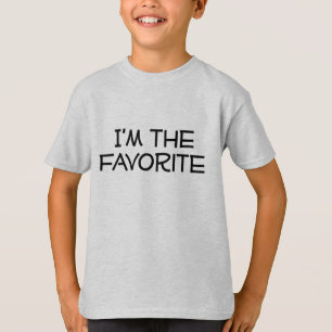 T-shirt Je suis le favori