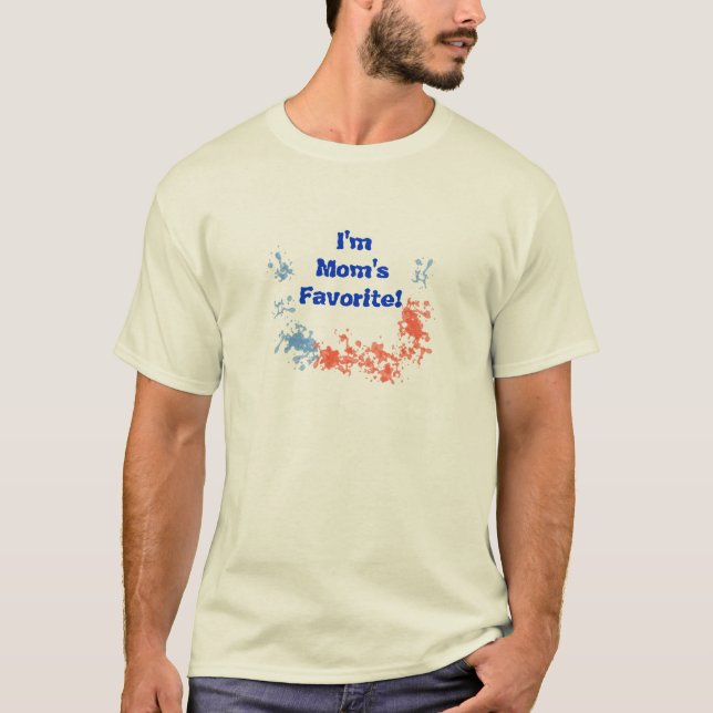 T-shirt Je suis le Favori de maman (Devant)