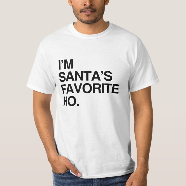T-shirt Je suis le FAVORI de PÈRE NOËL HO - .png (Devant)