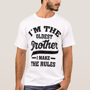 T-shirt Je suis le frère aîné que je fais les règles