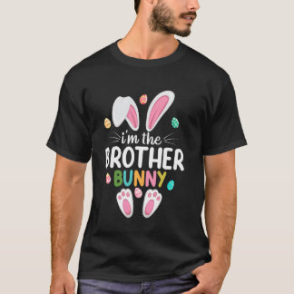 T-shirt Je suis le frère lapin de Pâques de la famille ass