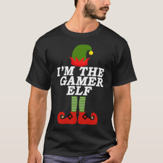 T-shirt Je suis le Gamer Elf Matching Family Group Noël