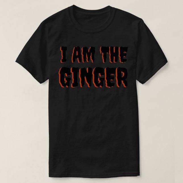 T-shirt Je suis le ginger (Design devant)