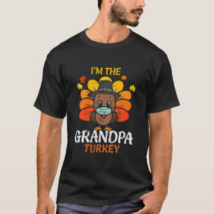 T-shirt Je suis le grand-père Turquie visage Masque drôle