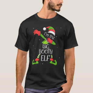 T-shirt Je suis le gros garçon Elf Dabbing Santa Claus pou
