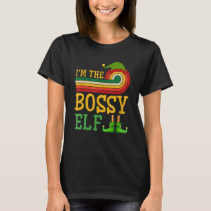 T-shirt Je suis le groupe de Noël assorti de l'elfe autori