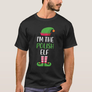 T-shirt Je suis Le Groupe Polonais Elf Christmas Family Ma