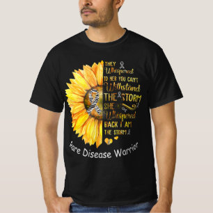 T-shirt Je suis le guerrier de la maladie rare de tempête 