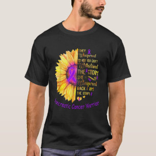 T-shirt Je suis le guerrier du cancer de la Pancréatique d