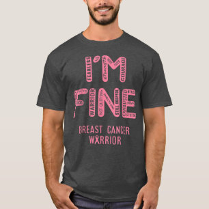 T-shirt Je suis le guerrier du cancer du sein - JE SUIS UN