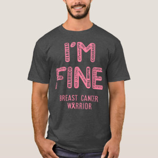 T-shirt Je suis le guerrier du cancer du sein - JE SUIS UN