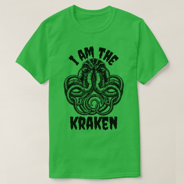 T-shirt Je suis le kraken 2 (Design devant)