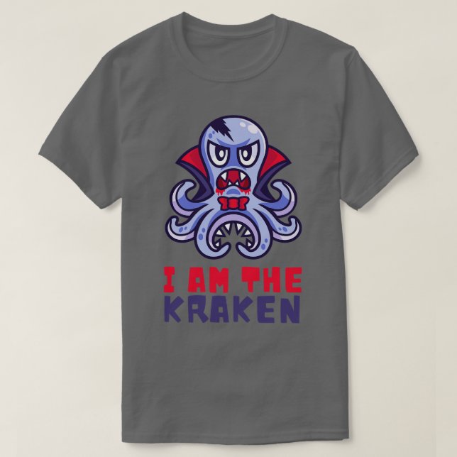 T-shirt Je suis le kraken 4 (Design devant)