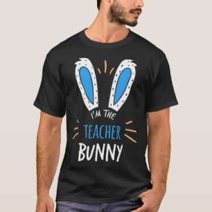 T-shirt Je suis le lapin aux oreilles d'enseignant qui ens