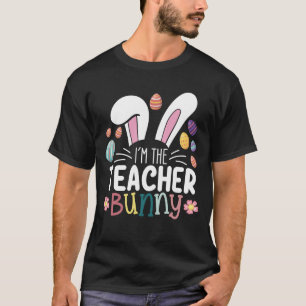 T-shirt Je suis le lapin enseignant d'Easter Matching