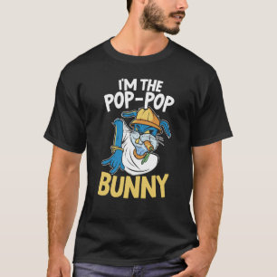 T-shirt Je suis le lapin lapin lapin lapin lapin lapin Whi