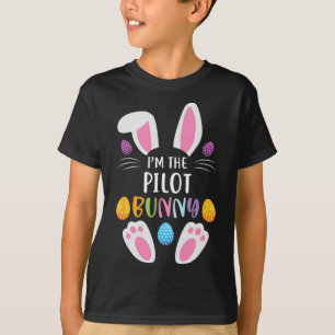 T-shirt Je suis Le Lapin Pilote Drôle Lapin de Pâques