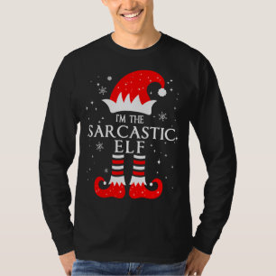 T-shirt Je suis le lutin sarcastique correspondant à la fa