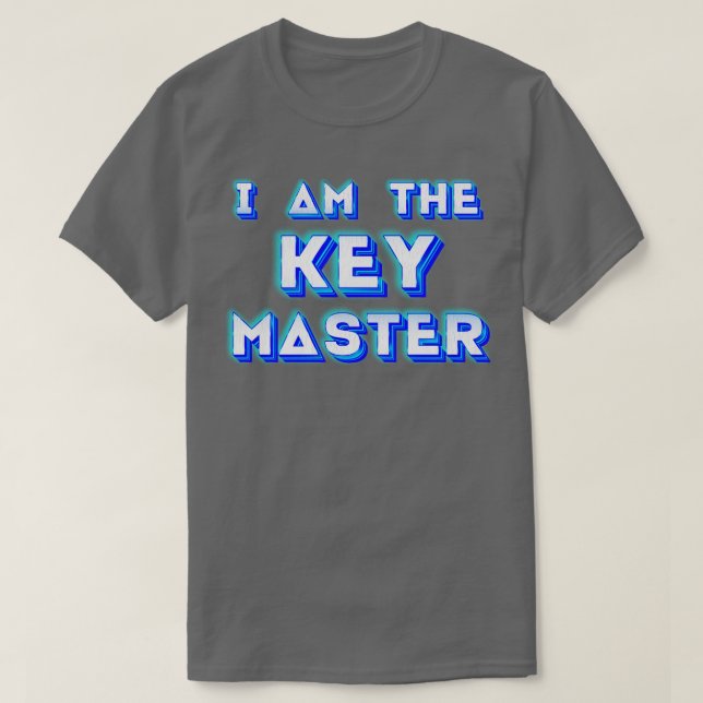 T-shirt Je suis le maître-clé (Design devant)