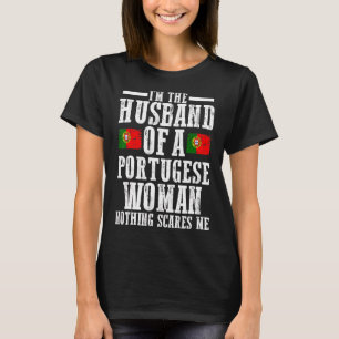 T-shirt Je suis le mari d'une femme portugaise rien de cic