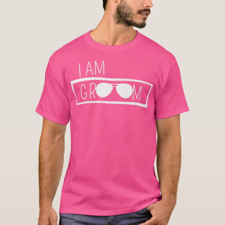 T-shirt Je suis le marié de la fête de mariage, le meilleu