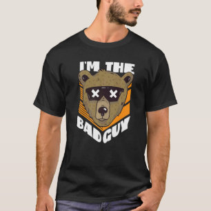 T-shirt Je suis le Mauvais ours avec lunettes de soleil