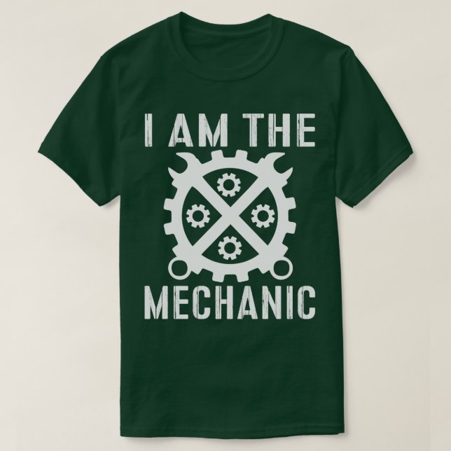 T-shirt Je suis le mécanicien (Design devant)