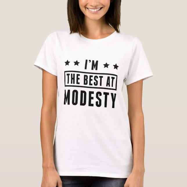 T-shirt Je suis le meilleur chez Modesty (Devant)