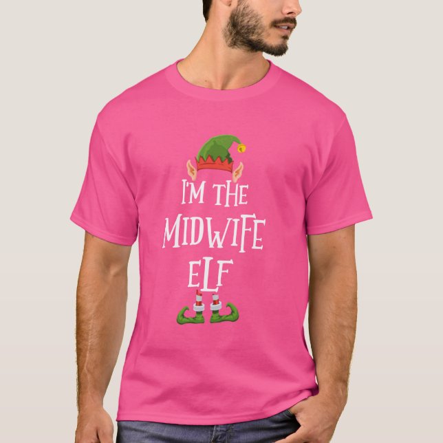 T-shirt Je suis le Microbiologiste Elf Graphic - Funny Ugl (Devant)