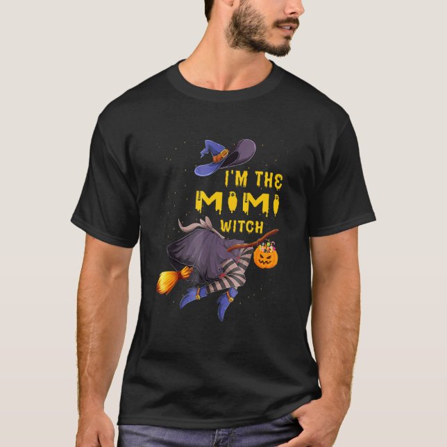 T-shirt Je suis le Mimi Witch Halloween Matching Group Cos (Devant)