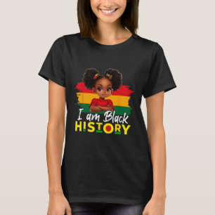 T-shirt Je suis le mois de l'histoire des Noirs Afro-Améri