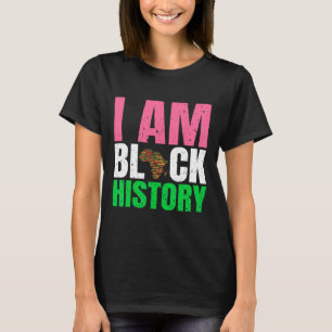 T-shirt Je suis le mois de l'histoire des Noirs Juneteenth
