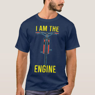 T-shirt Je suis le moteur anti-ebike vélo électrique Cyc