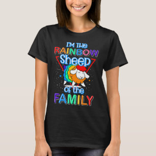 T-shirt Je suis le mouton gai arc-en-ciel du Gay pride de