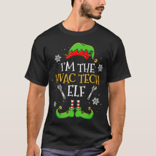 T-shirt Je suis le Noël des elfes de HVAC Tech 