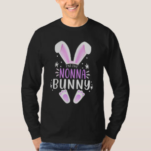 T-shirt Je suis Le Nonna Bunny Easter Day Rabbit Family Ma