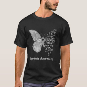 T-shirt Je Suis Le Papillon De Sensibilisation À La Dyslex