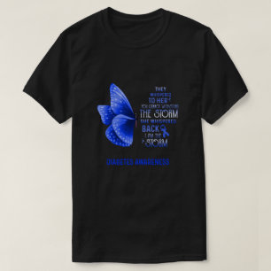 T-shirt Je Suis Le Papillon De Sensibilisation À La Temp