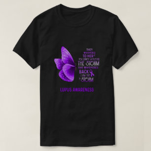 T-shirt Je Suis Le Papillon De Sensibilisation À La Temp