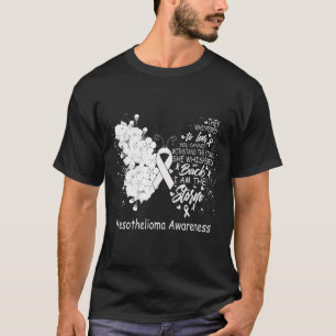 T-shirt Je Suis Le Papillon De Sensibilisation Au Mesothél