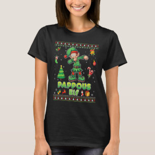 T-shirt Je suis le Pappous Elf Dabbing Famille Joyeux Noël